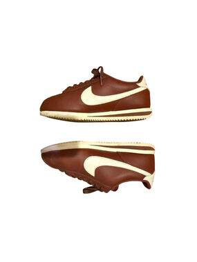 Nike Cortez Brown White Sneakers Size 9